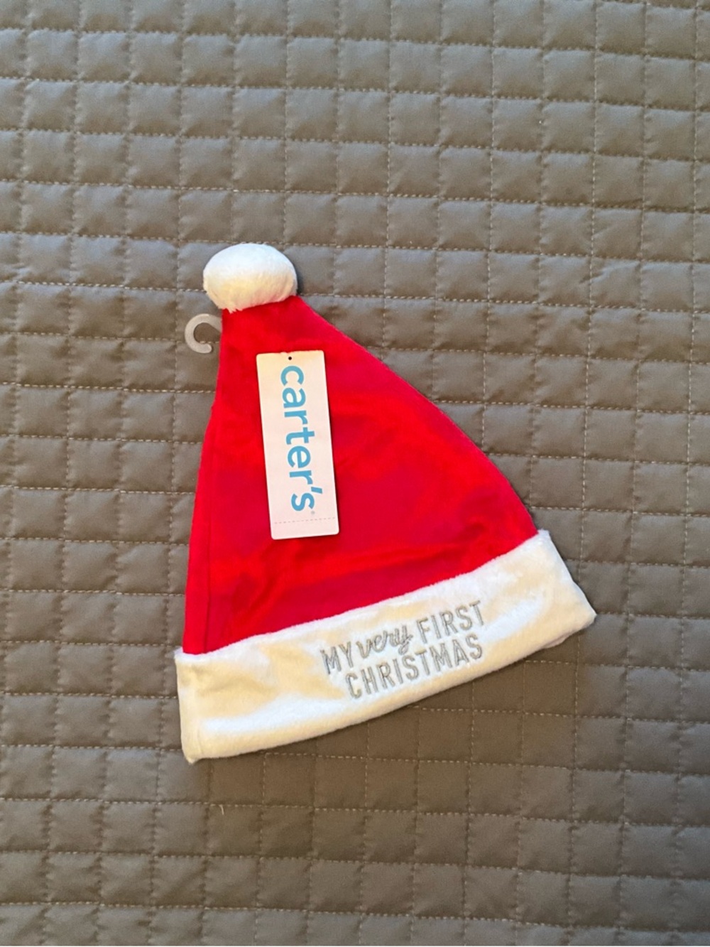NWT Carter's Red and White 'My Very First Christmas' Santa Hat